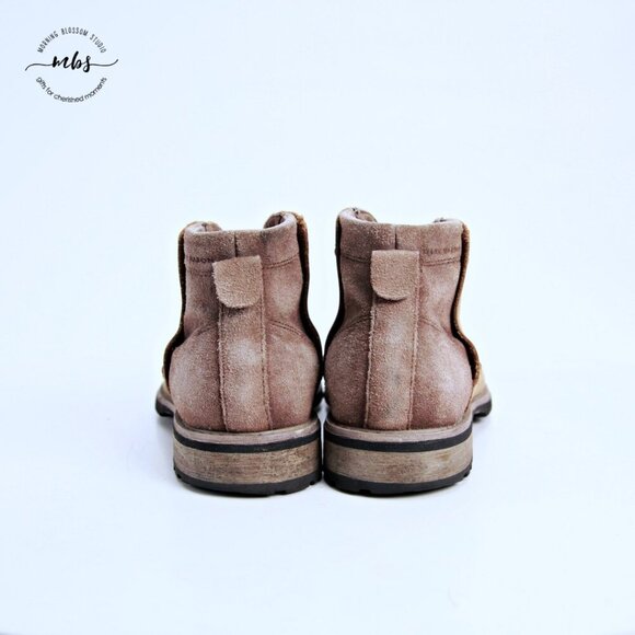 Mark Nason Loretto Suede Leather Boots Tan Men 8.5 - Picture 6 of 13